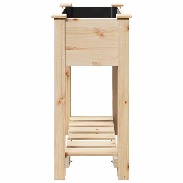 Garten Pflanzgefäß mit Regal, Beige