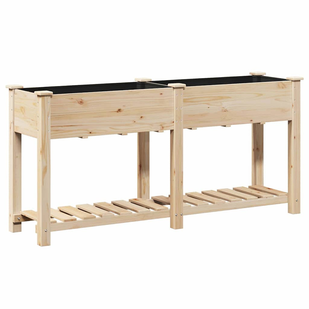 Beige Garten Pflanzgefäß mit Regal 161cm
