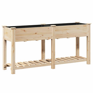 Beige Garten Pflanzgefäß mit Regal 161cm