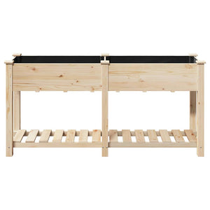 Beige Garten Pflanzgefäß mit Regal 161cm