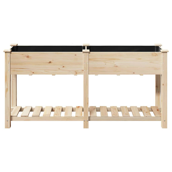 Beige Garten Pflanzgefäß mit Regal 161cm