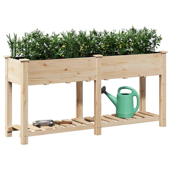Beige Garten Pflanzgefäß mit Regal 161cm