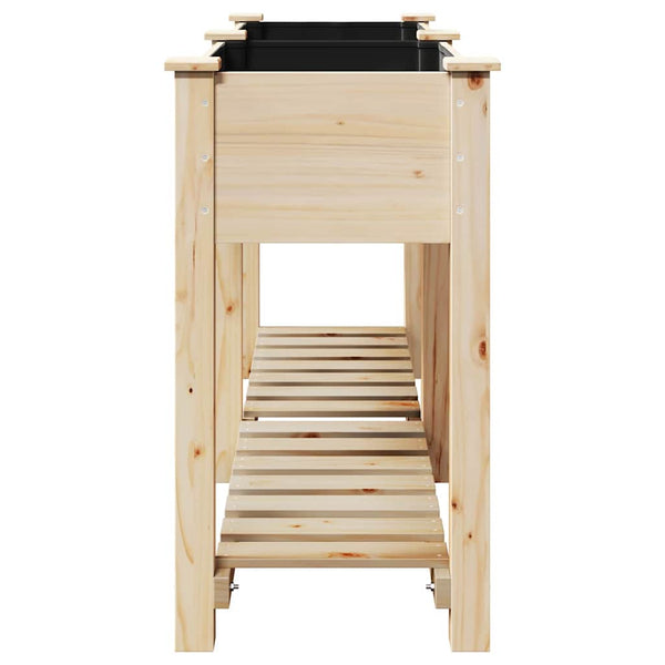 Beige Garten Pflanzgefäß mit Regal 161cm