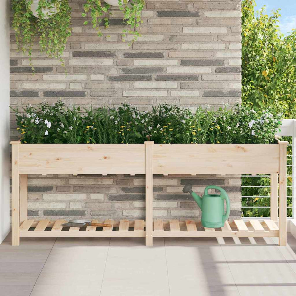 Garten Pflanzgefäß mit Regal Beige