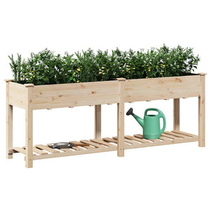 Garten Pflanzgefäß mit Regal Beige