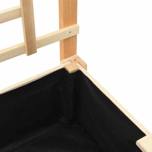 vidaXL Jardinière de jardin Beige 71 x 38 x 152 cm Bois de sapin massif