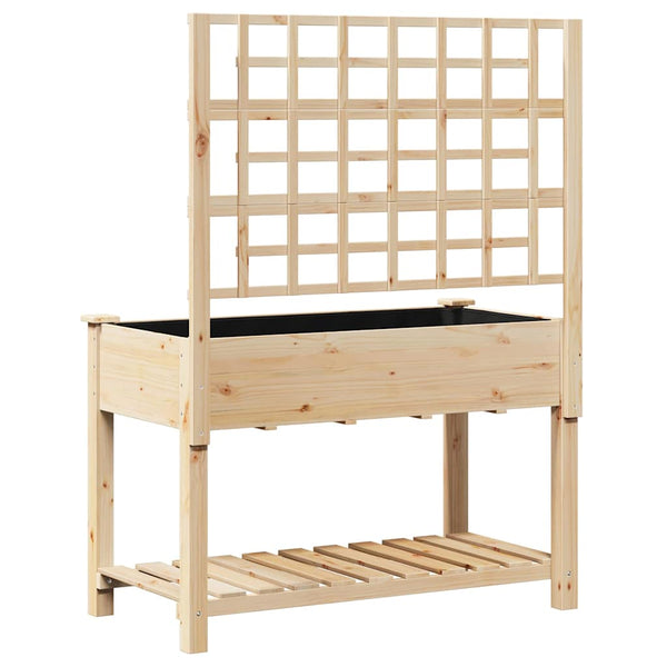 Garten Pflanzgefäß mit Regal Beige