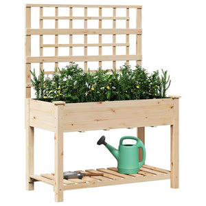 Garten Pflanzgefäß mit Regal Beige