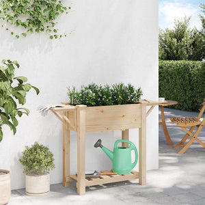 Garten Pflanzgefäß mit Regal Beige
