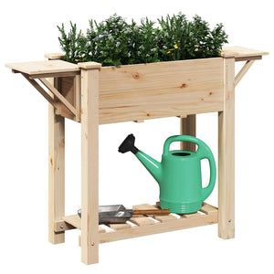Garten Pflanzgefäß mit Regal Beige