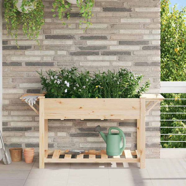 Garten Pflanzgefäß mit Regal Beige