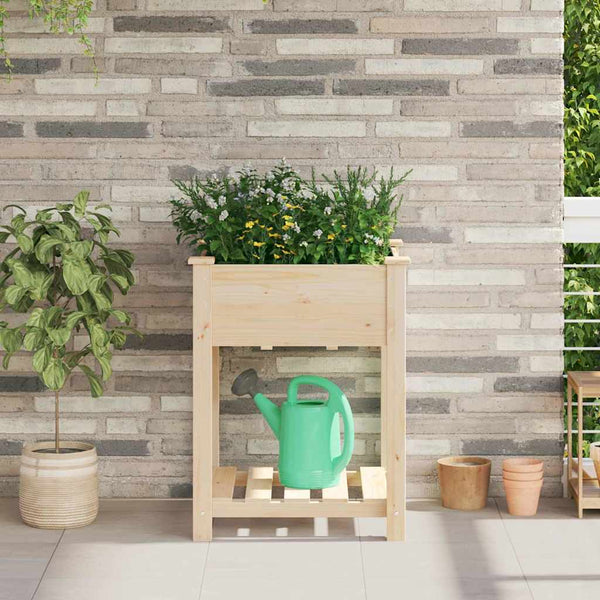 Garten Pflanzgefäß mit Regal Beige