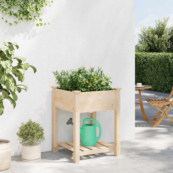 Garten Pflanzgefäß mit Regal Beige