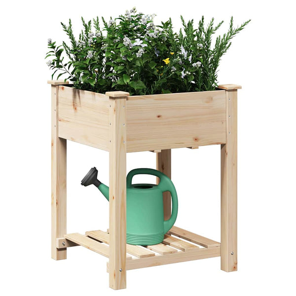 Garten Pflanzgefäß mit Regal Beige