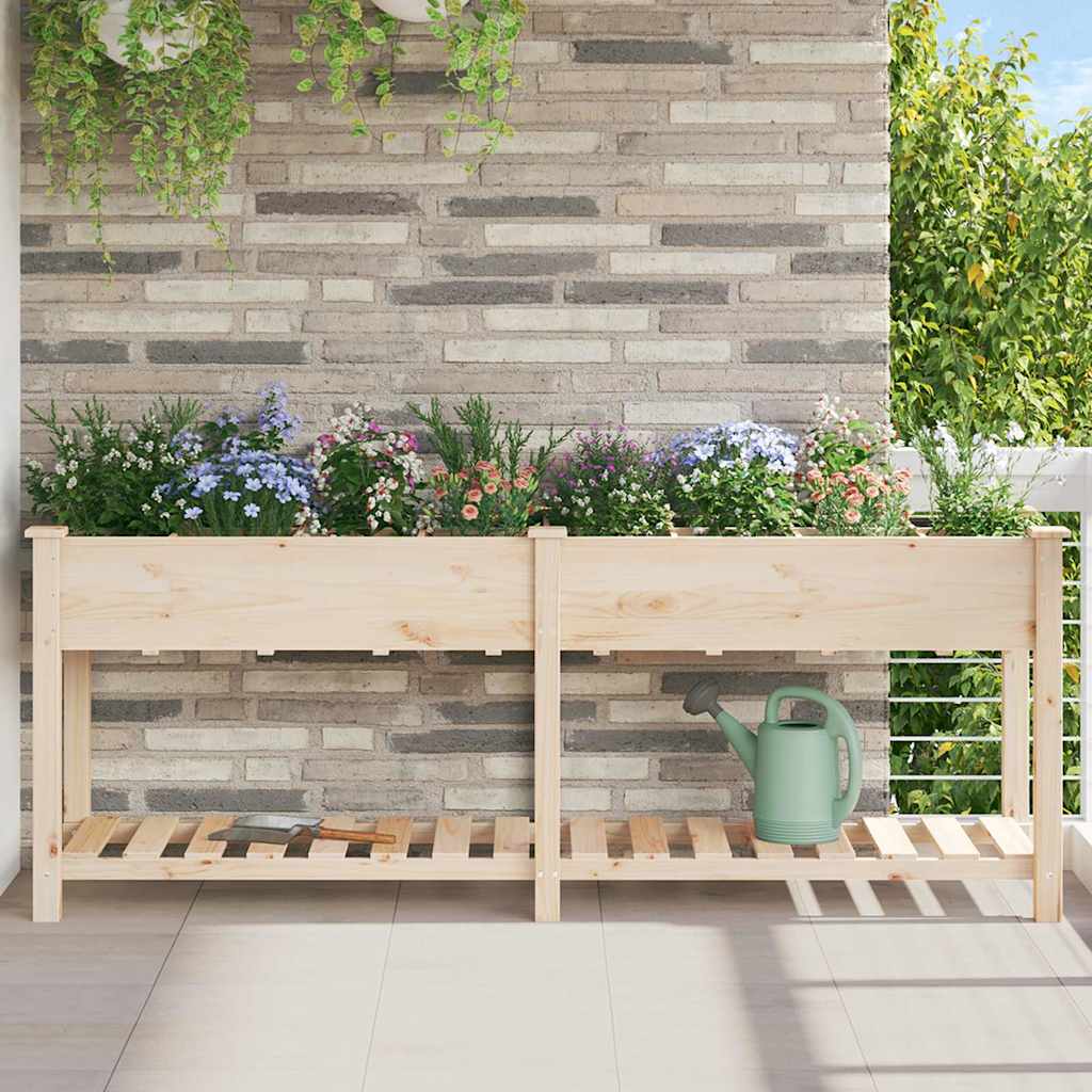 Garten Pflanzgefäß mit Regal Beige