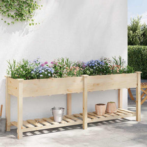 Garten Pflanzgefäß mit Regal Beige