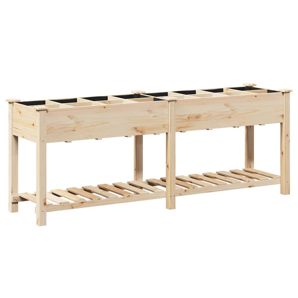 Garten Pflanzgefäß mit Regal Beige