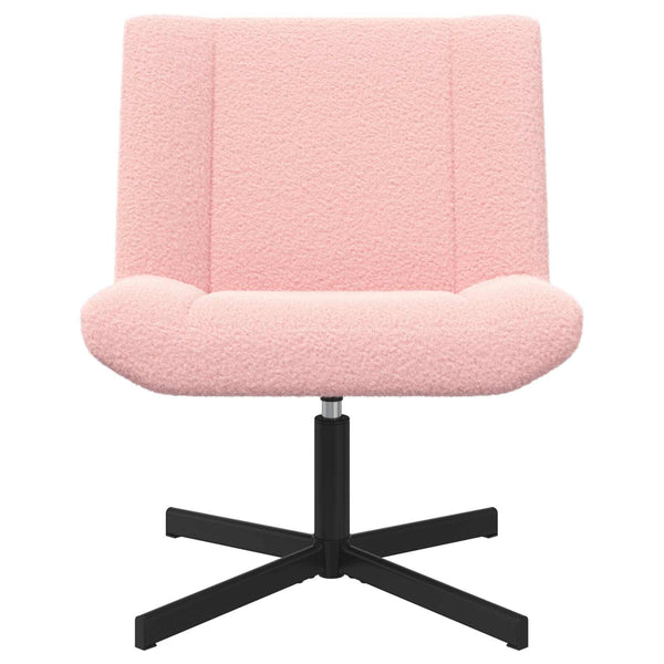 Rosa Drehstuhl Schafsleder