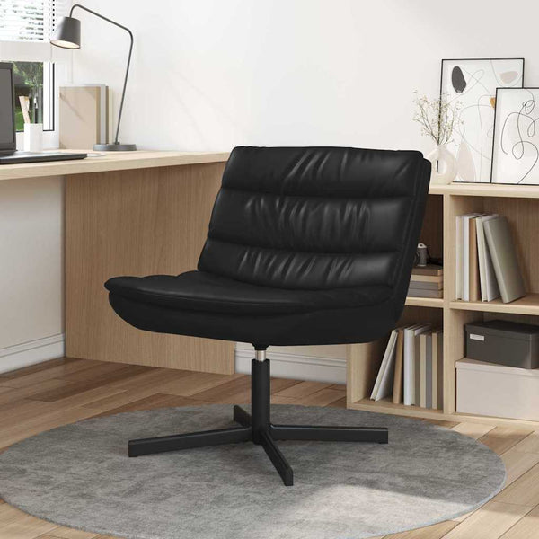 Drehstuhl Schwarz PU 63x75x76cm