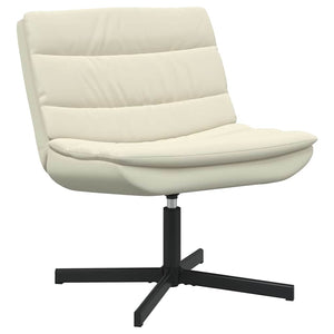 Creme Drehstuhl PU 63x75x76 cm