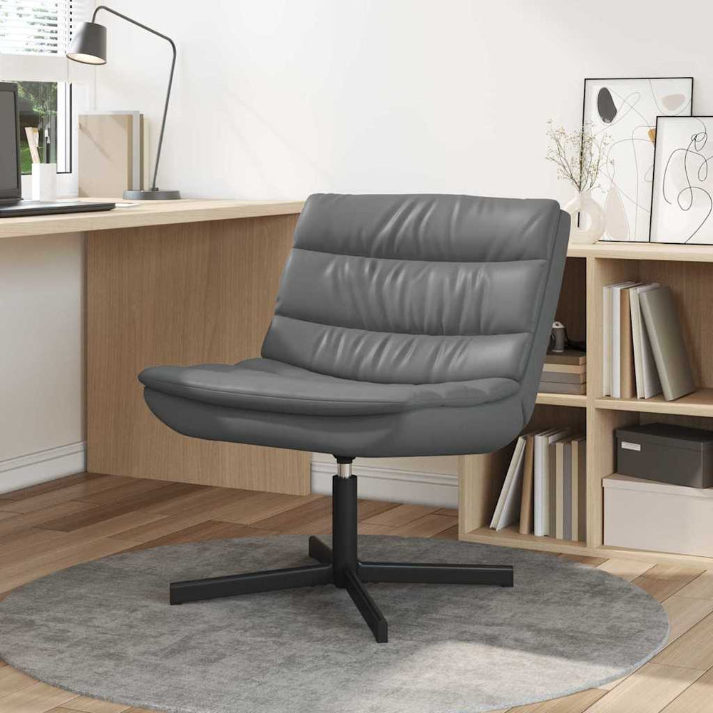 Drehstuhl Grau PU 63x75x76 cm
