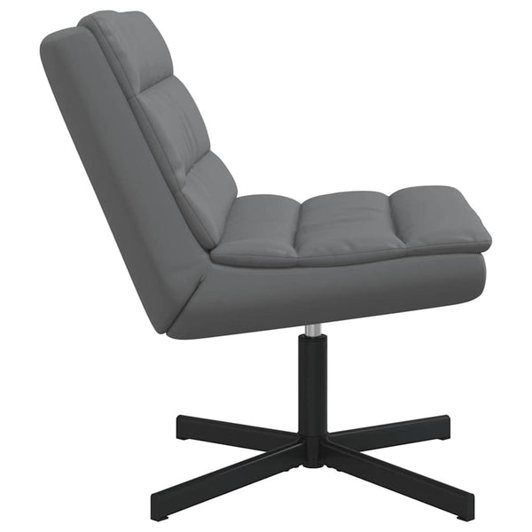 Drehstuhl Grau PU 63x75x76 cm