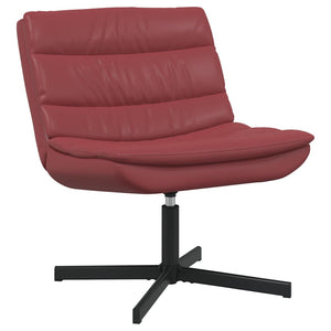 Drehstuhl Weinrot PU 63x75x76 cm