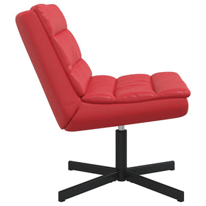 Drehstuhl Rot PU 63x75x76 cm