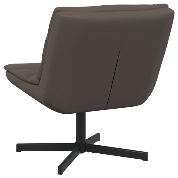 Brauner Drehstuhl Glänzendes PU