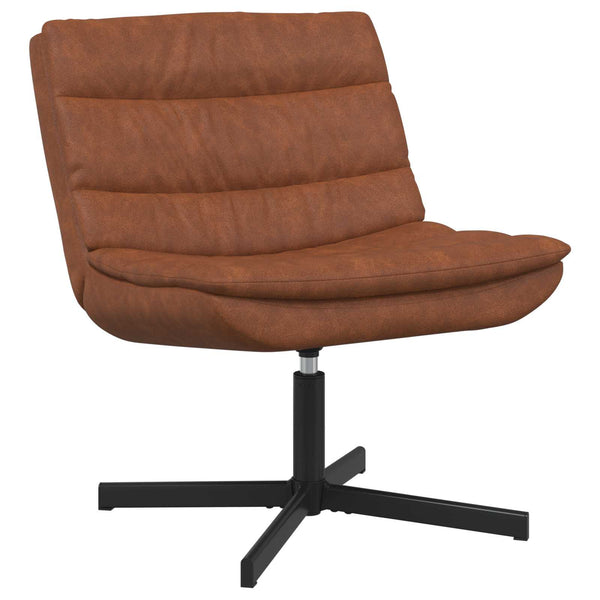 Drehstuhl Braun Antik PU 63x75x76 cm