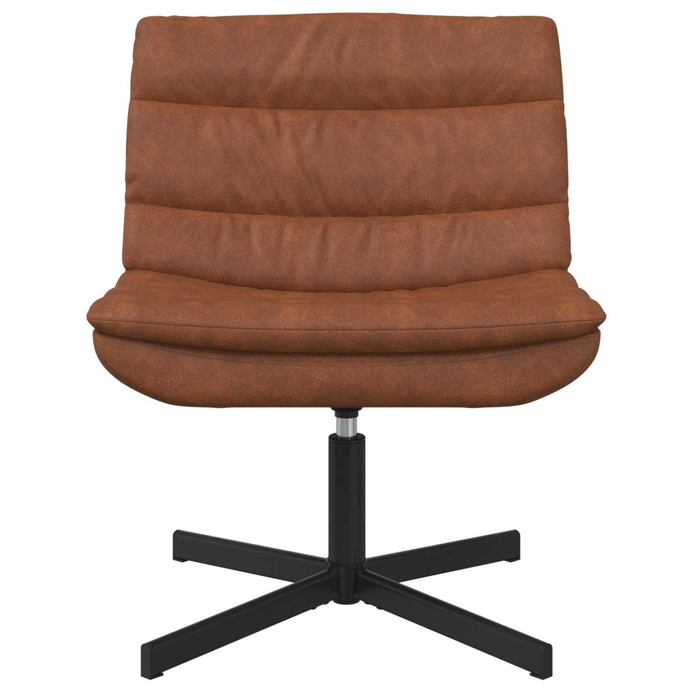 Drehstuhl Braun Antik PU 63x75x76 cm