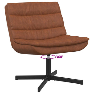 Drehstuhl Braun Antik PU 63x75x76 cm