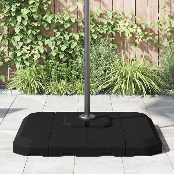 Freischwinger Sonnenschirm Basis Schwarz