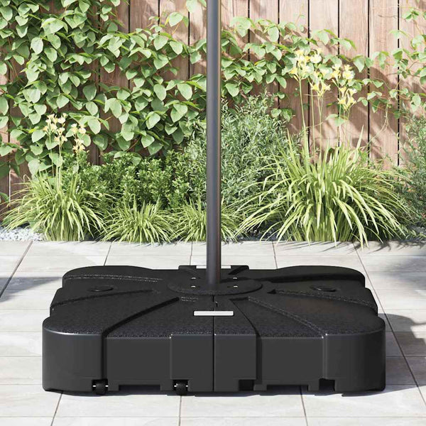 Freischwinger Sonnenschirm Basis Schwarz