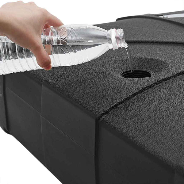 Freischwinger Sonnenschirm Basis Schwarz