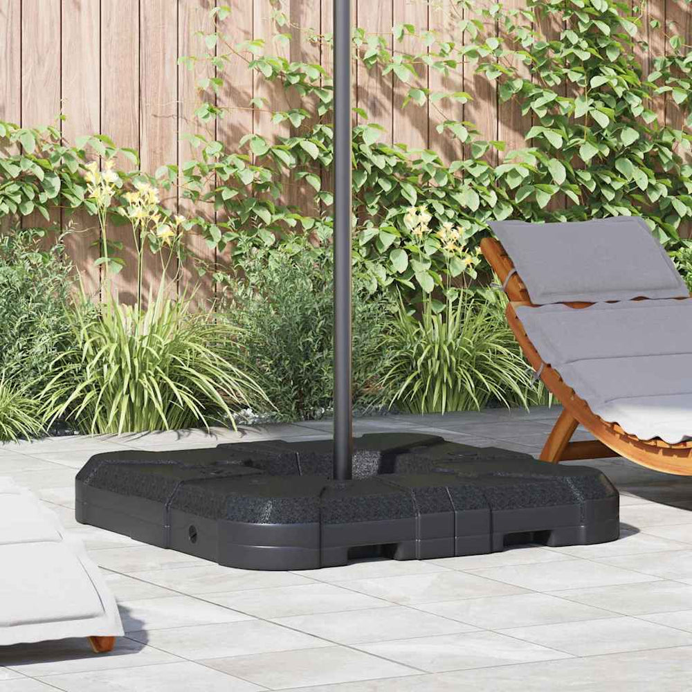 Freischwinger Sonnenschirm Basis Schwarz