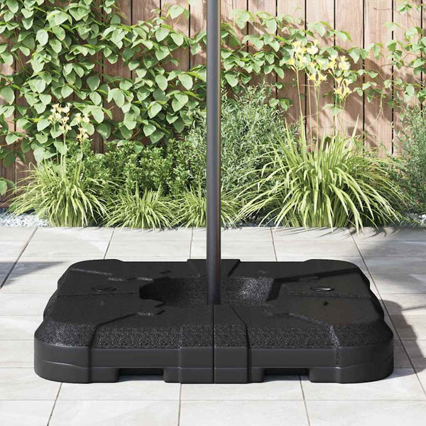 Freischwinger Sonnenschirm Basis Schwarz
