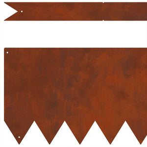 Raseneinfassung 50er Set, Braun, 100x20 cm