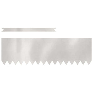 Rasenkante Silber 30-teilig, 100x0,05x30cm, Edelstahl