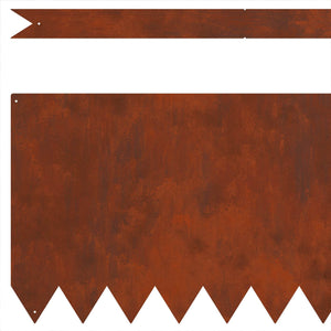 Rasenkante Rost Optik 50er Set 100x30cm