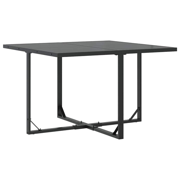 Garten Essgruppe 5-teilig Schwarz Stahl