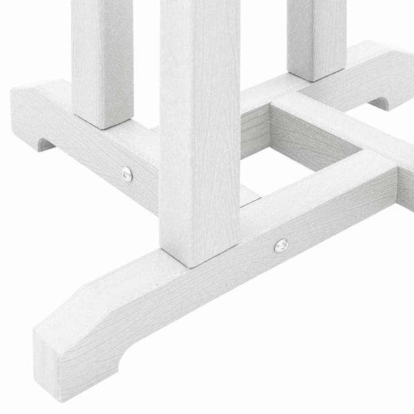 Garten Bar Set 3-teilig Weiß HDPE