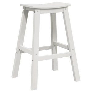 Garten Bar Set 3-teilig Weiß HDPE