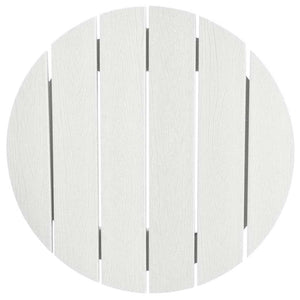 Garten Bar Set 3-teilig Weiß HDPE