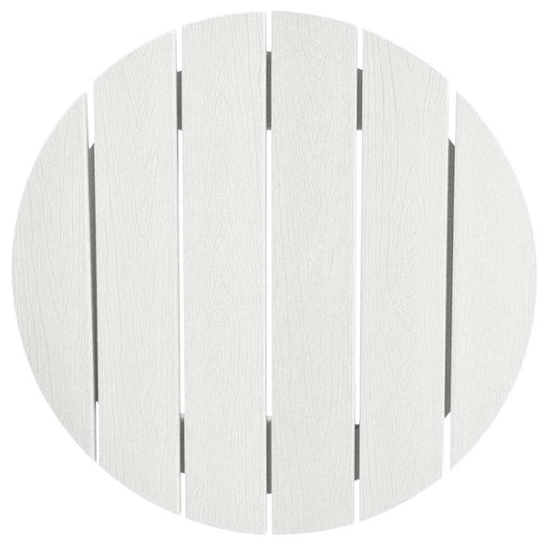 Garten Bar Set 3-teilig Weiß HDPE