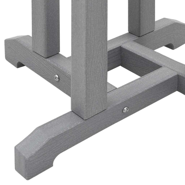 Garten Bar Set 3-teilig Hellgrau
