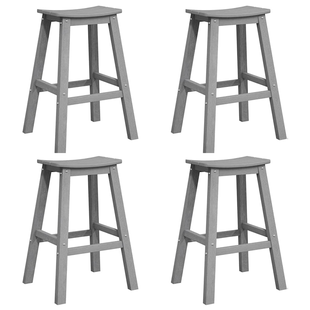 Garten Bar Set 4-teilig Hellgrau