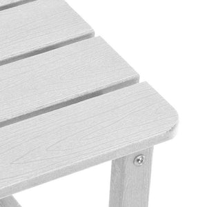 Schaukelstuhl 3er Set, Weiß Polyethylen