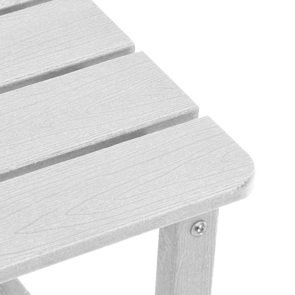 Schaukelstuhl 3er Set, Weiß Polyethylen