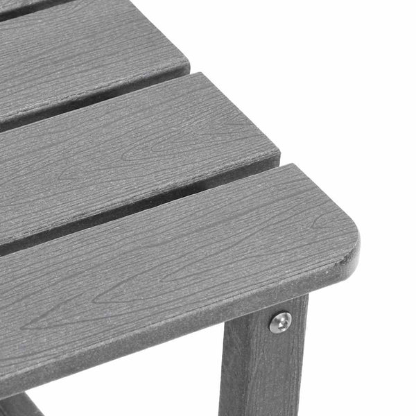 Hellgrauer Polyethylen Schaukelstuhl, 3er-Set